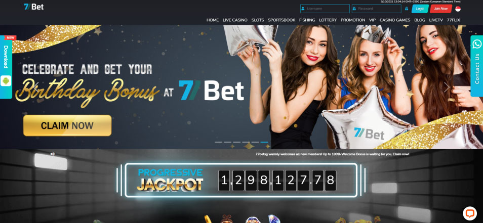 Casino en ligne 77Bet Casino