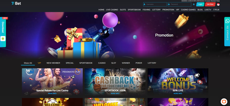 Regístrate en 77Bet Casino