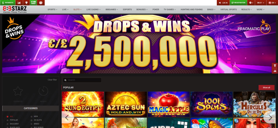 Online Casino Starz 888