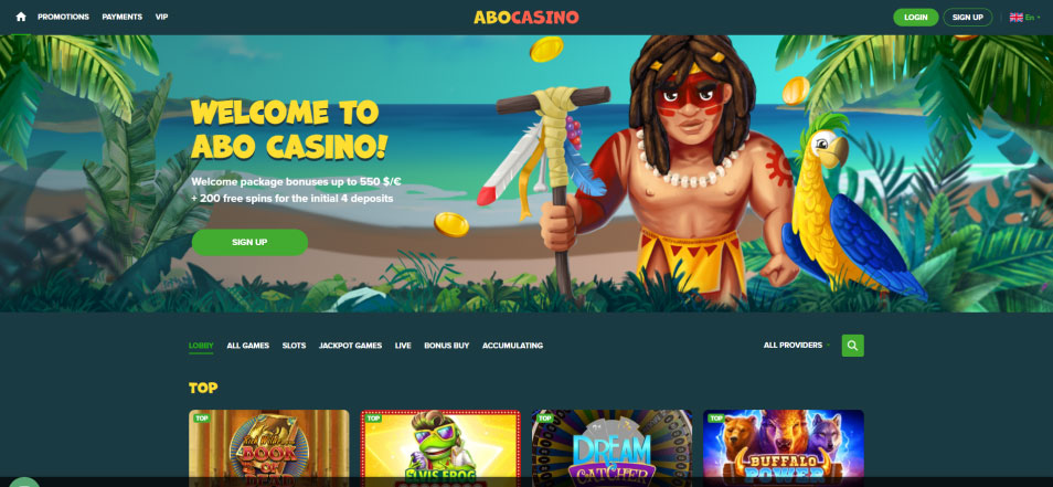 کازینو ای آنلاین Abo Casino