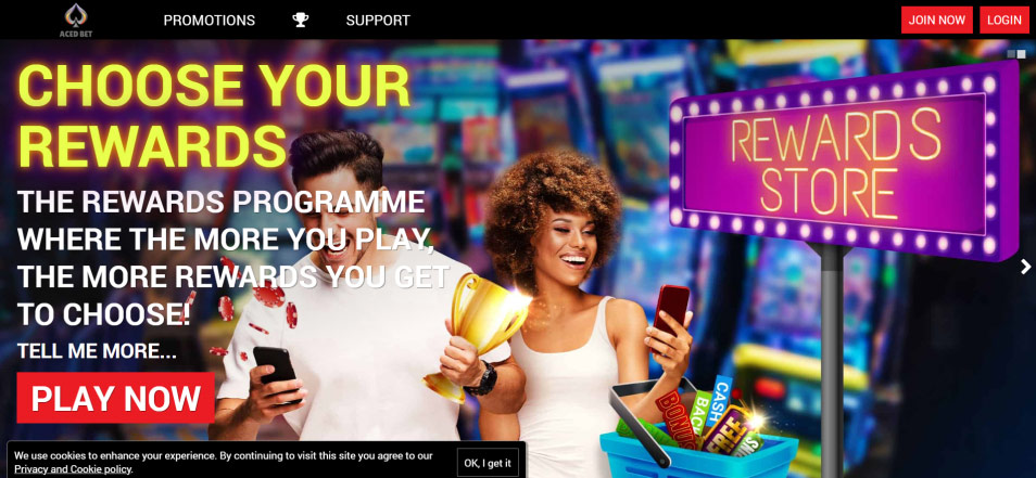 كازينو اون لاين Acedbet Casino