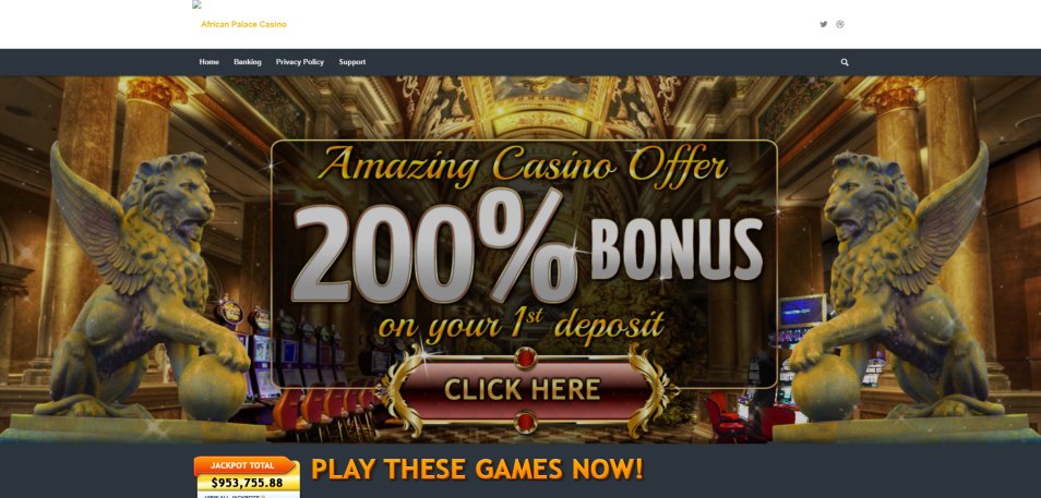 Online Καζίνο African Palace Casino