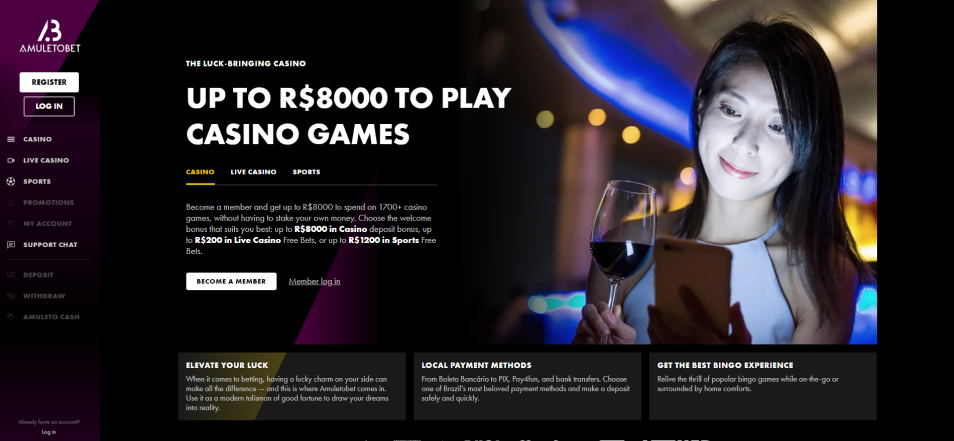 Online Kazino Amuletobet Casino