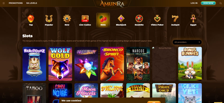 Get bonus Amunra