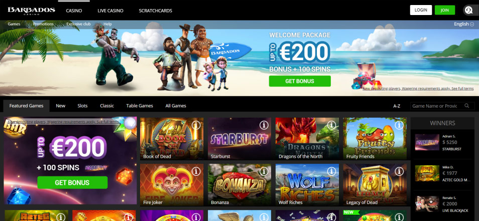 Online Kazino Barbados Casino