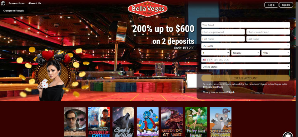 Casino en ligne Bella Vegas Casino