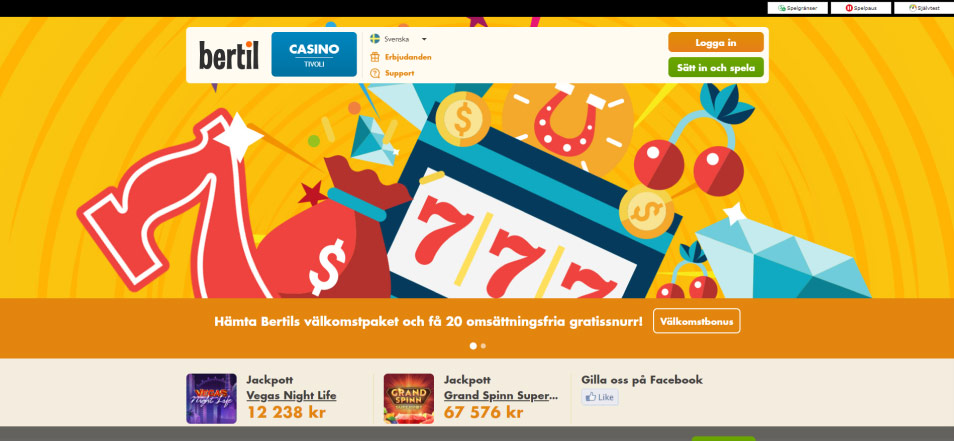 Casino en ligne Bertil