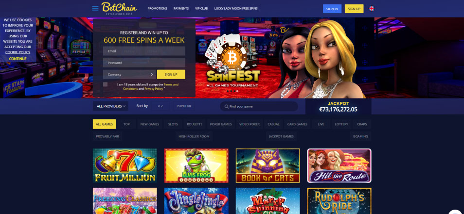 Online Casino Bet Chain