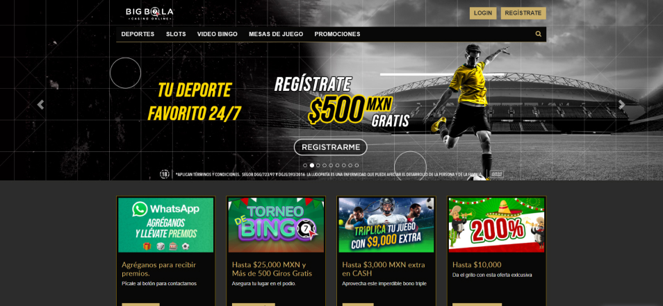 Çevrimiçi Casino Big Bola Online