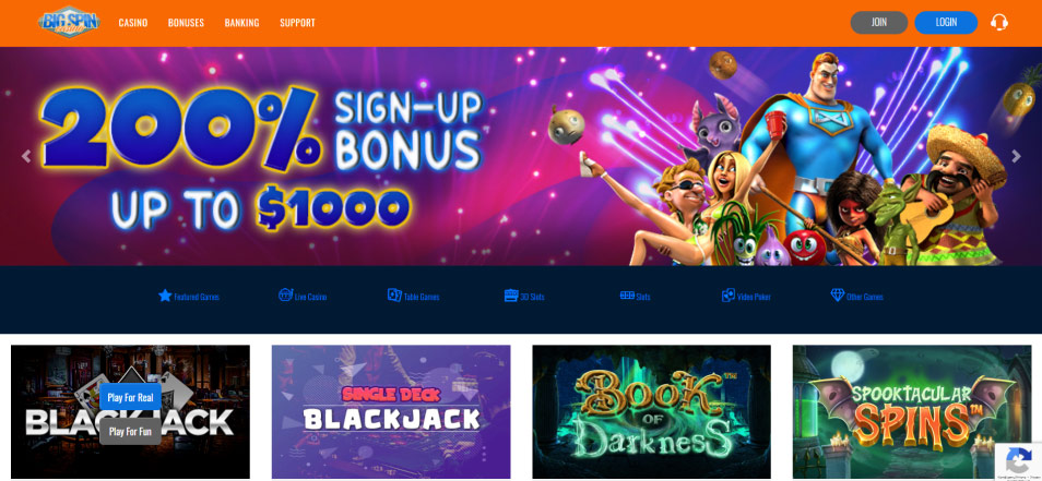 Casino en ligne Big Spin Casino