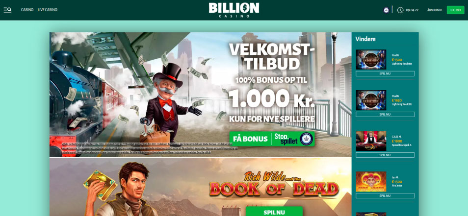 Online casino Billion Casino DK
