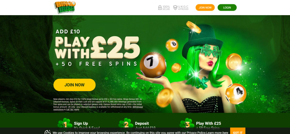 Online kockarnica Bingo Irish Casino