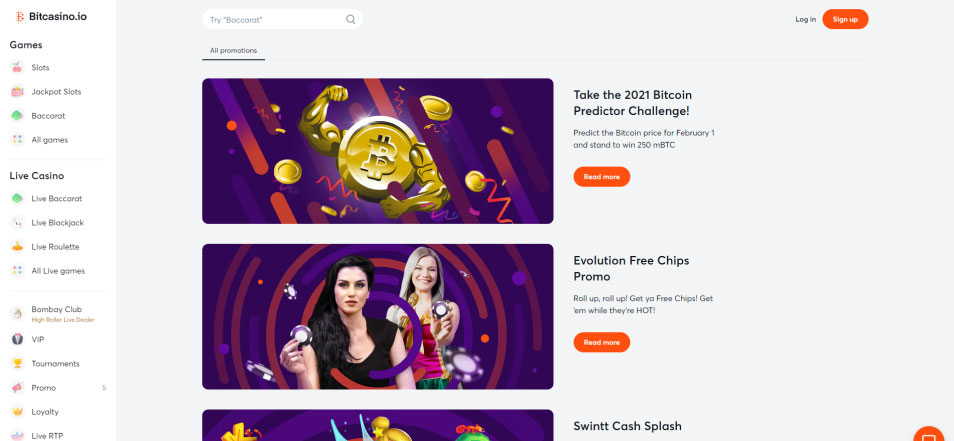 Войти в казино Bitcasino