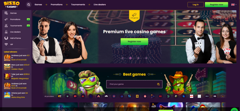 Casino en ligne Bizzo Casino Online