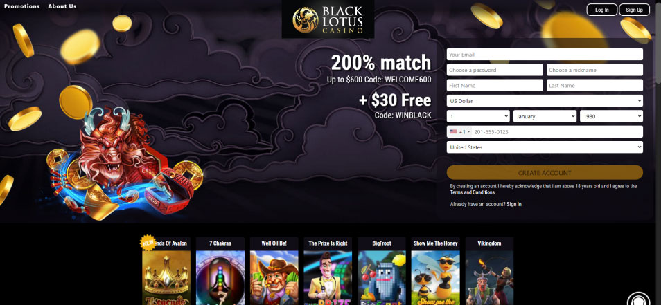 Online Casino Black Lotus Casino Online