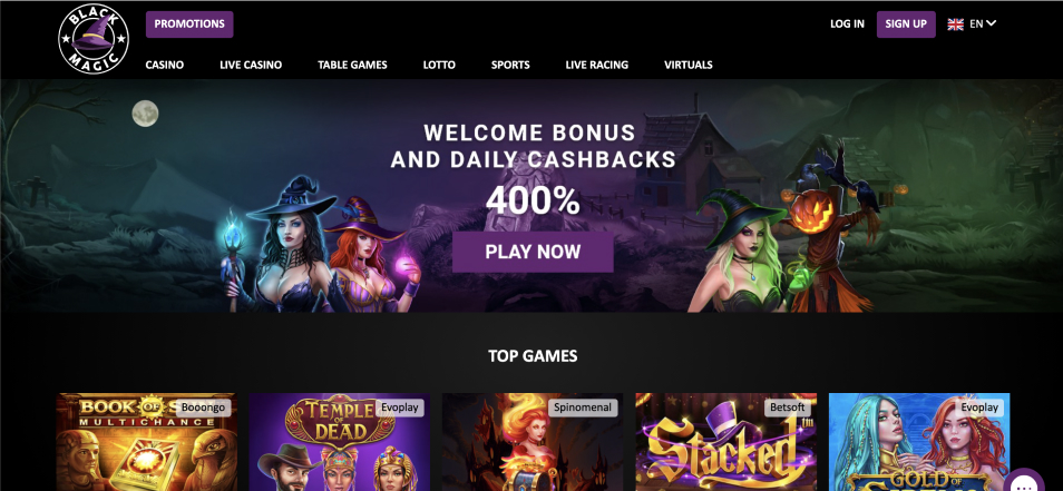 Casino en ligne Black Magic Casino