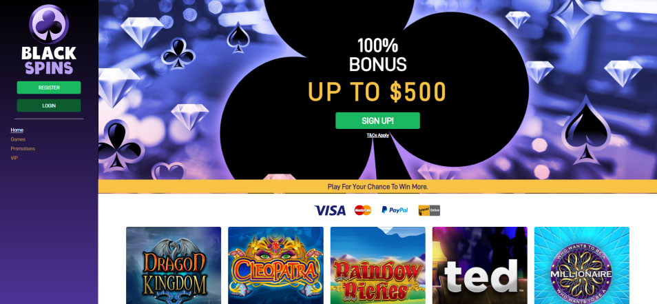 Online Casino Black Spins