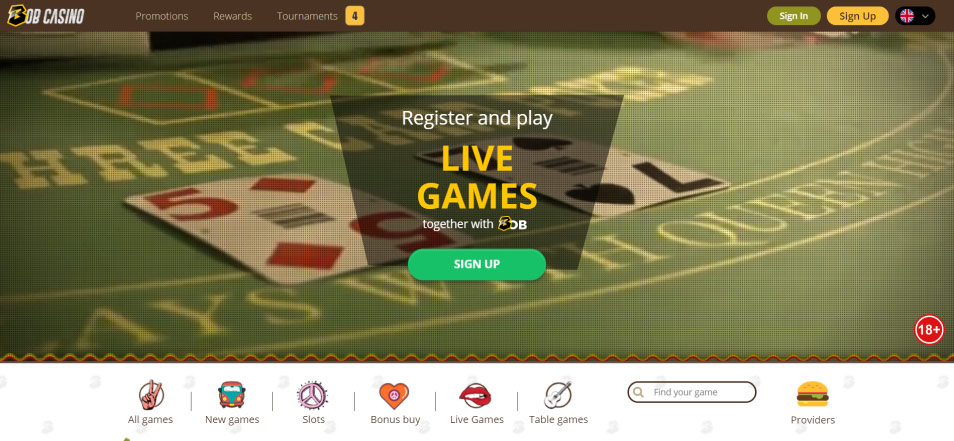 Online Casino Bob's Casino