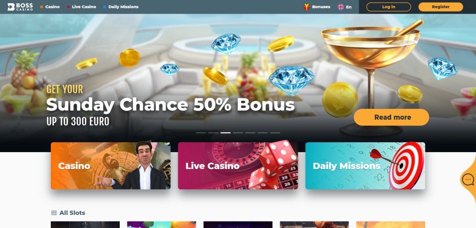 كازينو اون لاين BOSS Casino