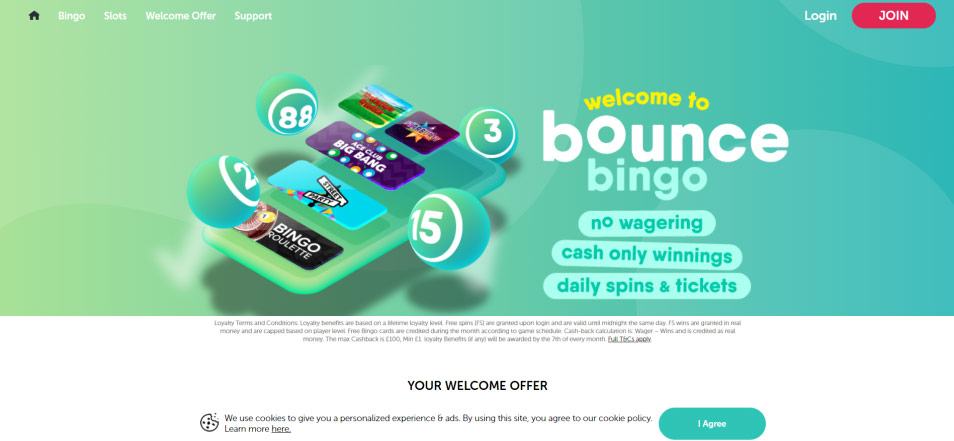 Online Casino Bounce Bingo Casino