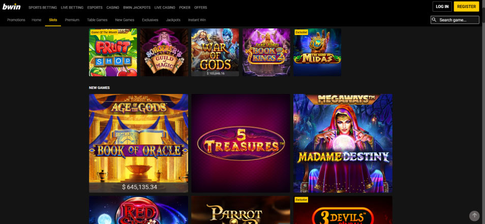 Get bonus bwin Casino