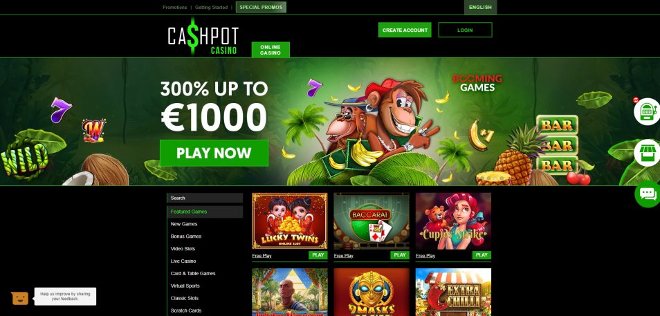 Casino en ligne Cashpot