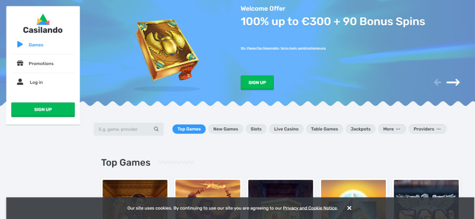 Online Καζίνο Casilando Casino