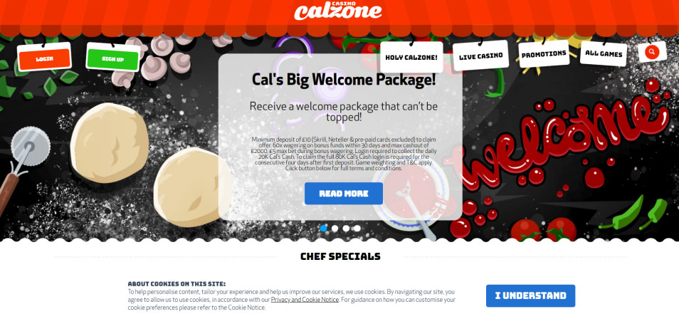 цахим казино Casino Calzone