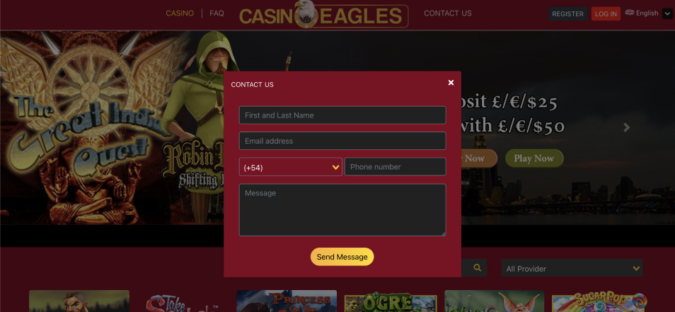 Casinoeagle Casinoya Giriş Yap