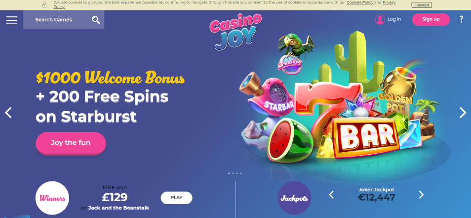 Online kockarnica Casinojoy