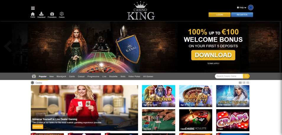 كازينو اون لاين Casinoking