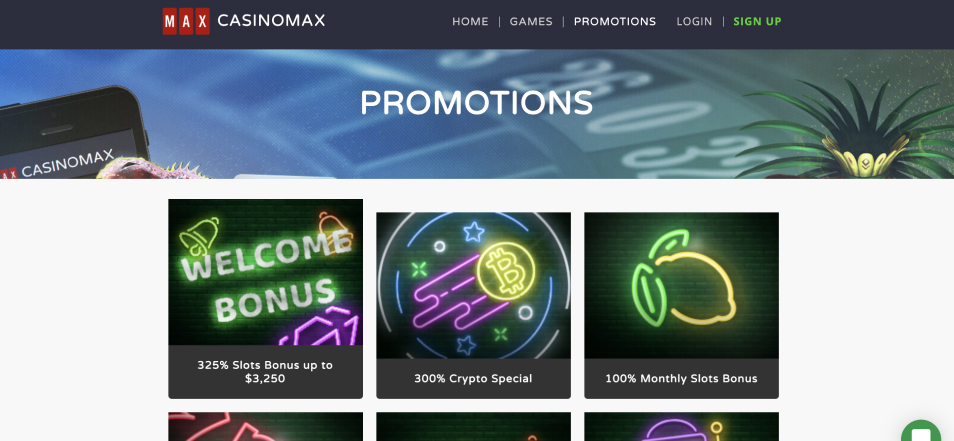 Войти в казино Casino Max