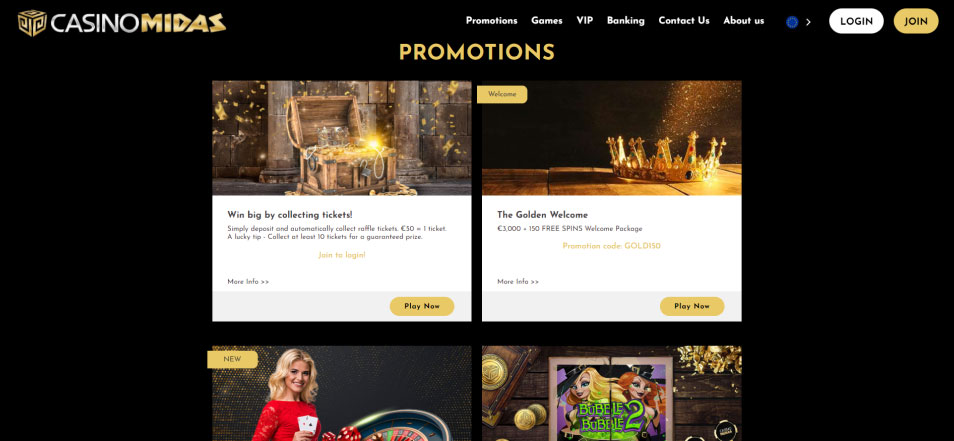 Войти в казино Casino Midas Online