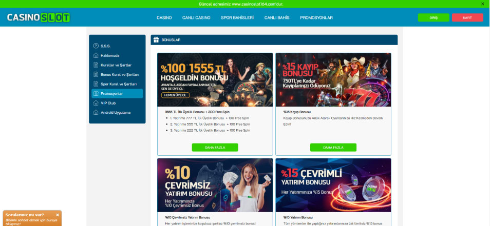 Најави се во Casino Slot казиното