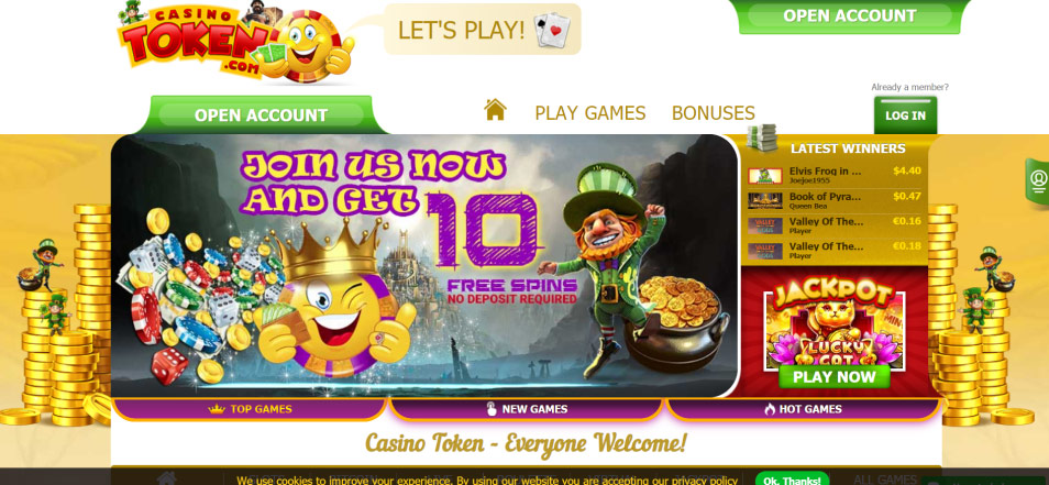 كازينو اون لاين Casino Tokens