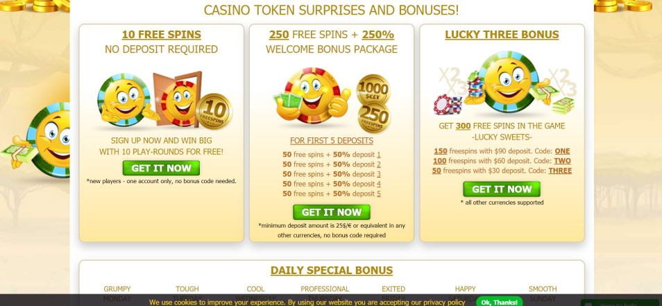 Prijavite se u Casino Token kazino