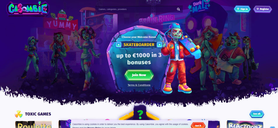 Online kaszinó Casombic