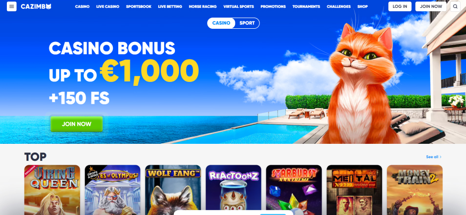 Online Casino Cazimbo