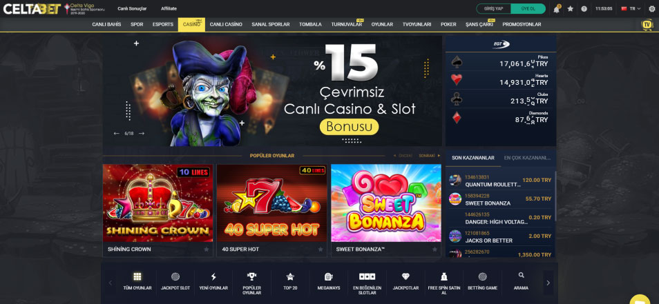 Bonusu al CeltaBet Casino