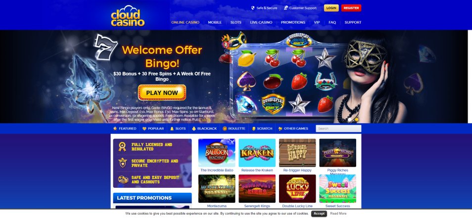 کازینو ای آنلاین Cloud Casino