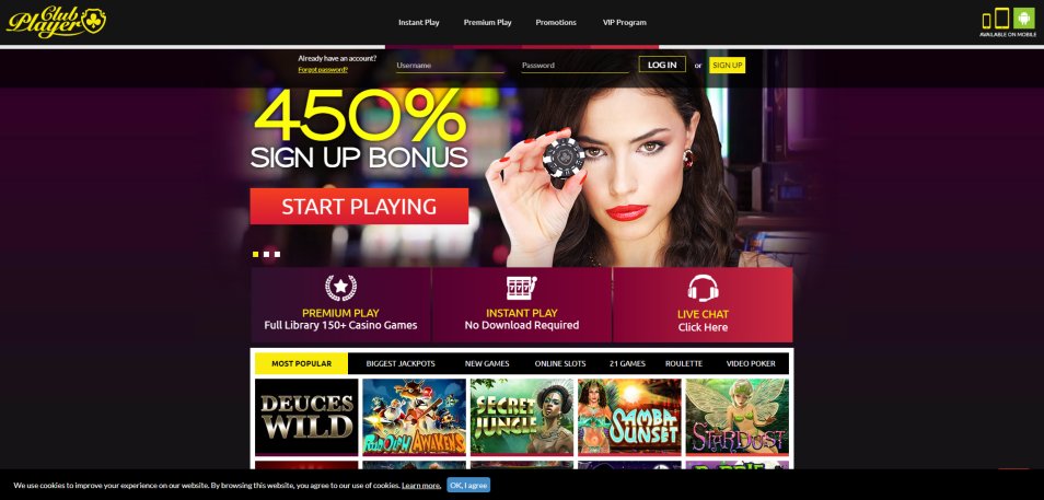 Casino en ligne Clubplayer