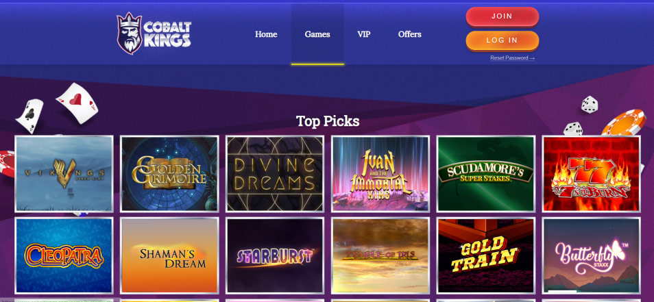 Get bonus Cobalt Kings Casino