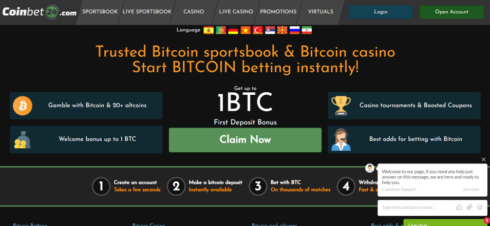 كازينو اون لاين Coinbet24 Casino