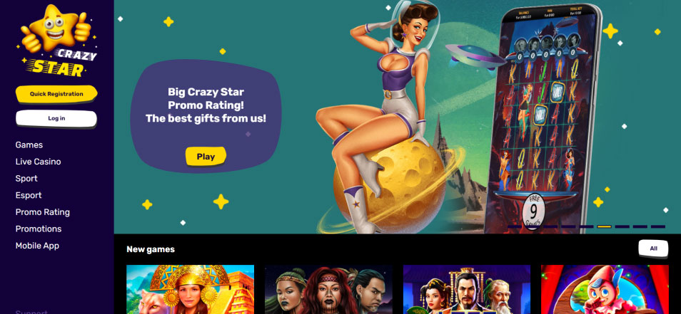 Casino en ligne Crazystar