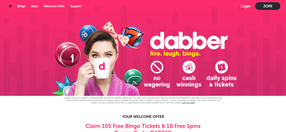 Онлајн Казино Dabber Bingo Casino