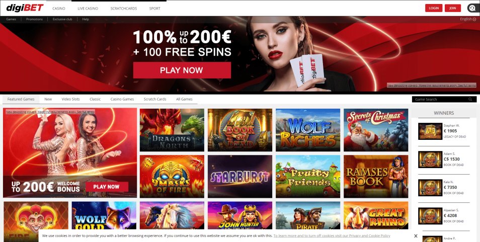 Çevrimiçi Casino Digibet