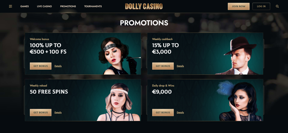 Regístrate en Dolly Casino