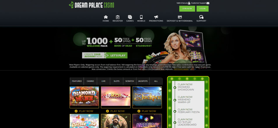 Casino en ligne Dream Palace Casino