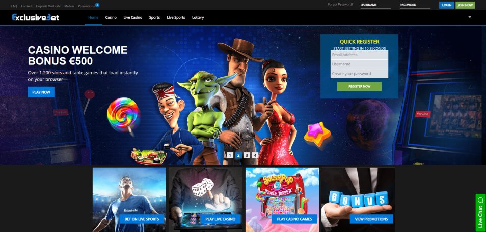 Online Casino ExclusiveBet Casino