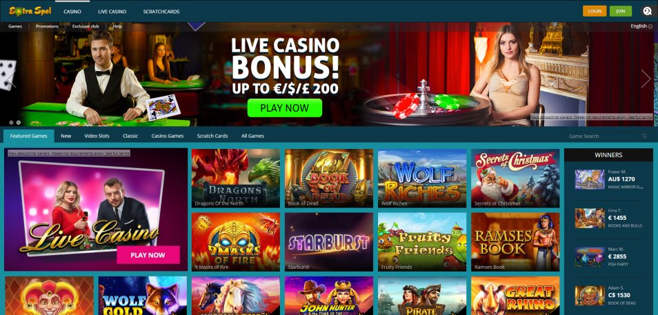 Онлайн Казино Extraspel Casino